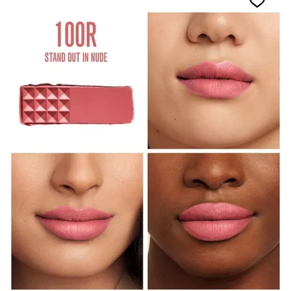 Valentino Spike Buttery Matte Lipstick 3 Piece Set With Pink Cosmetic Bag - Picture 10 of 11